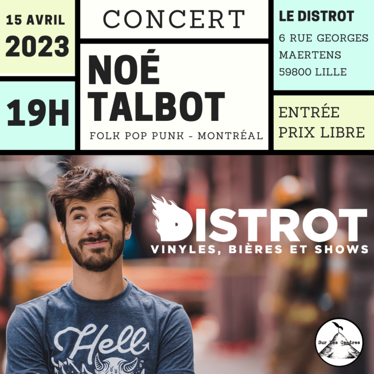 Lire la suite à propos de l’article Concert Noé Talbot à Lille !